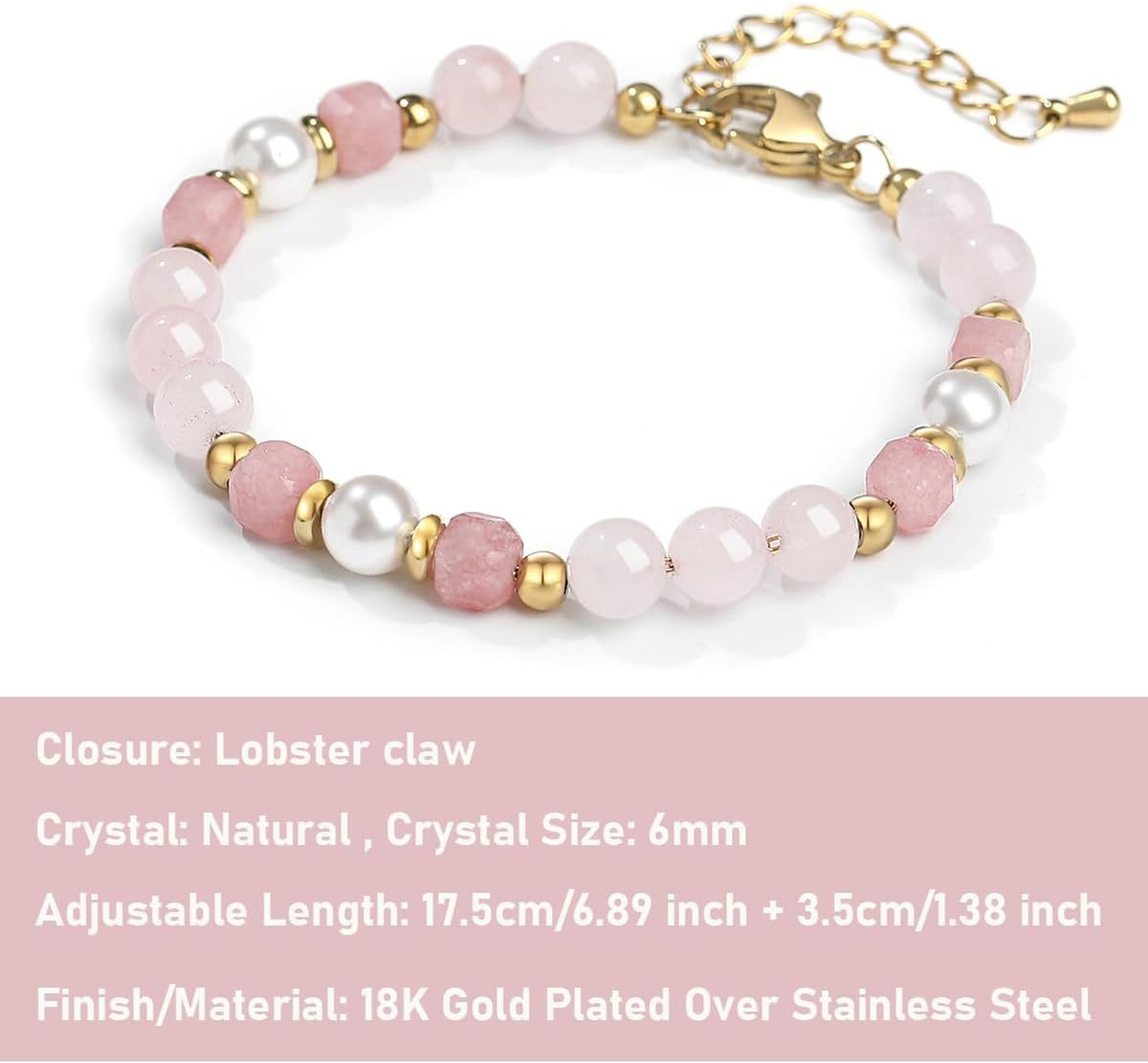 Always Love bracelet with affirmation gift card packaging