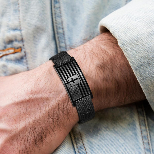 American Flag Cross Patriot Bracelet