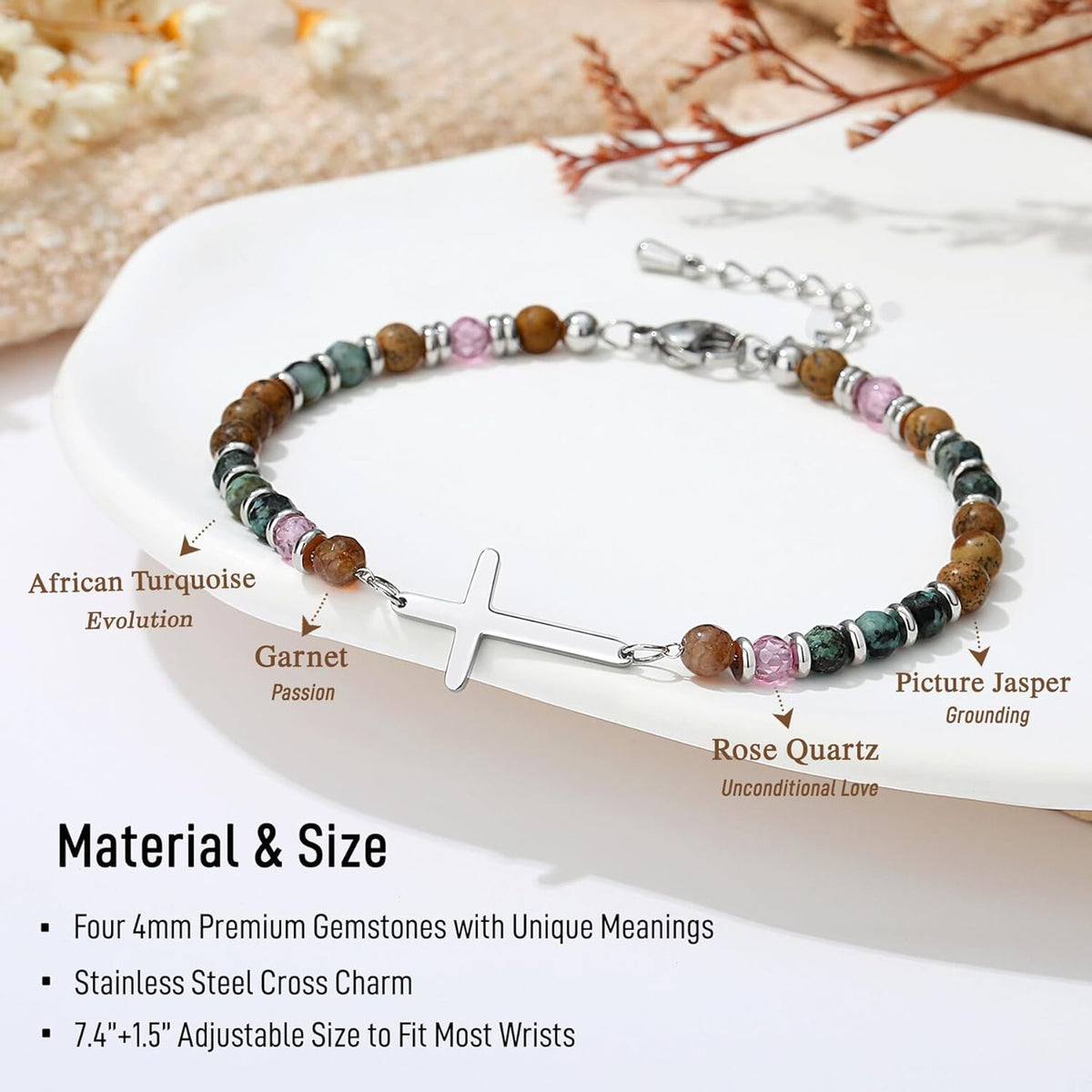 Faith friendship bracelet gift card for best friend