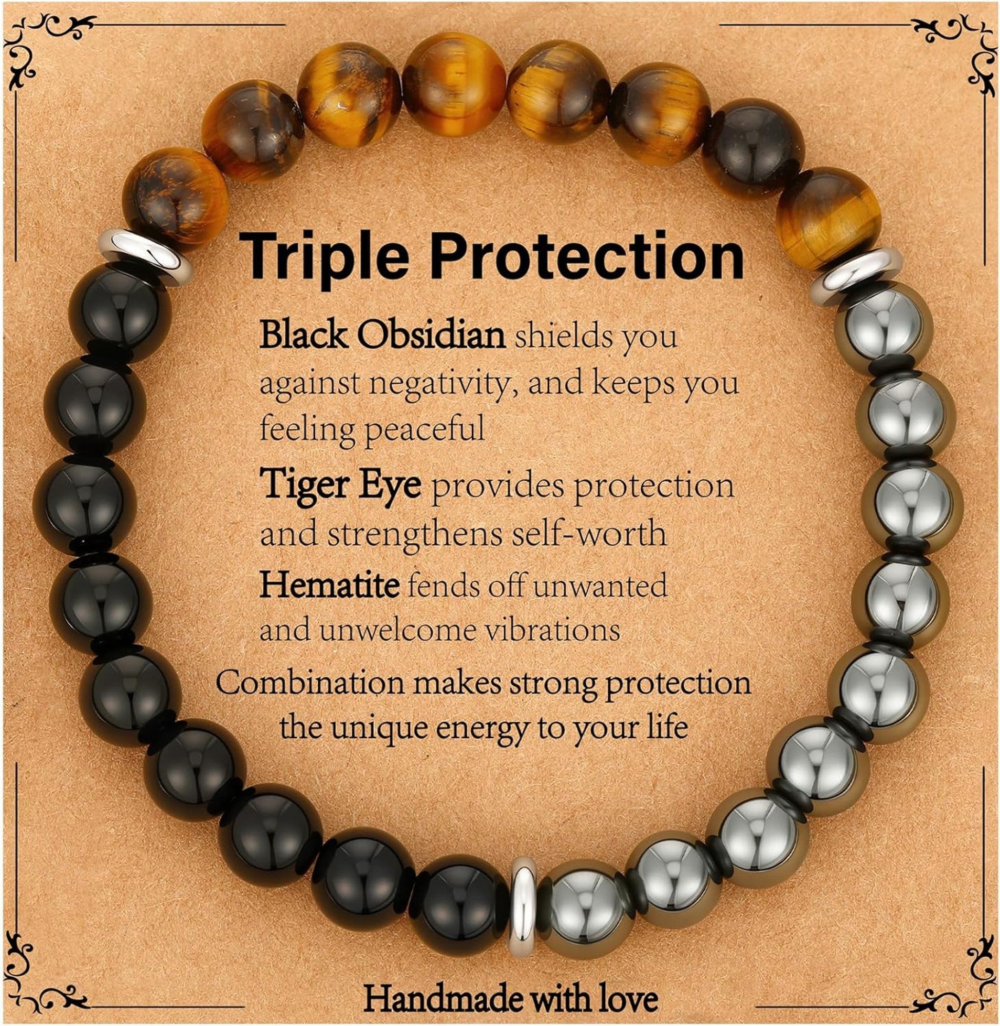 Triple Protection Men's Bracelet